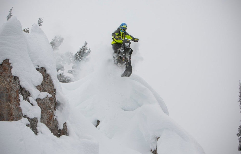 KLIM Timbersled Snowbike Action 3