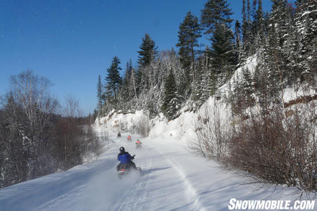 Nothing beats riding a groomed trail