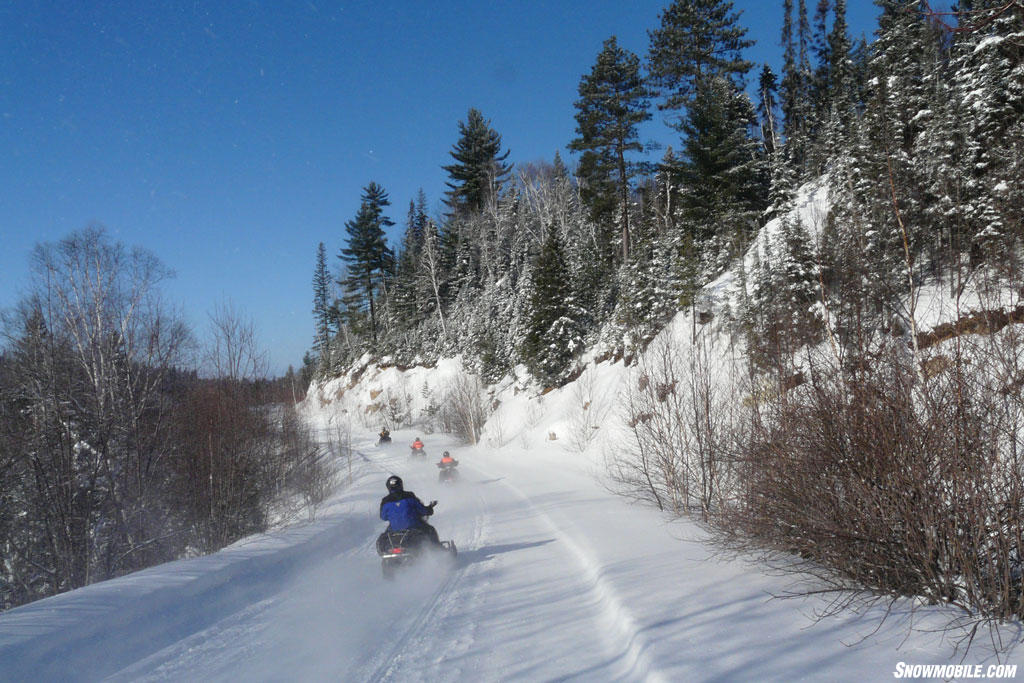 Nothing beats riding a groomed trail