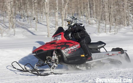 Polaris Dragon Switchback Action trail