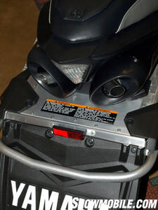 2011 Yamaha Apex Rear