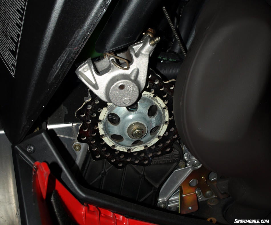 2011 Polaris Rush Pro-R Phantom-Brake