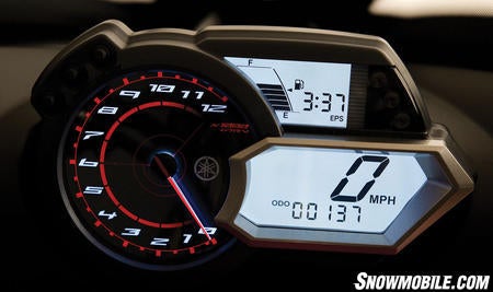 2011 Yamaha Apex SE Gauges