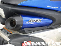 2011 Yamaha Apex SE rear exhaust