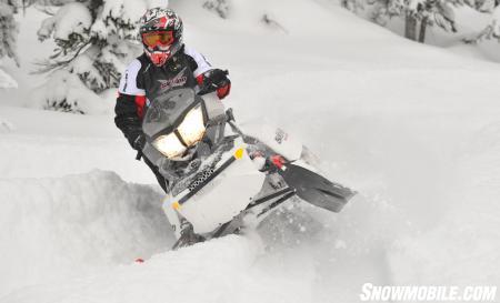 2011 Ski-Doo Renegade Backcountry X Action02