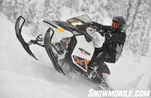 2011 Ski-Doo Summit Everest 154 800R E-TEC Action