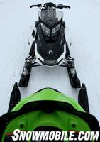 2011 Mountain Sled Evaluation Summit Stance vs M8