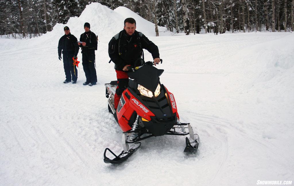 2011 Mountain Sled Evaluation Radius Turn