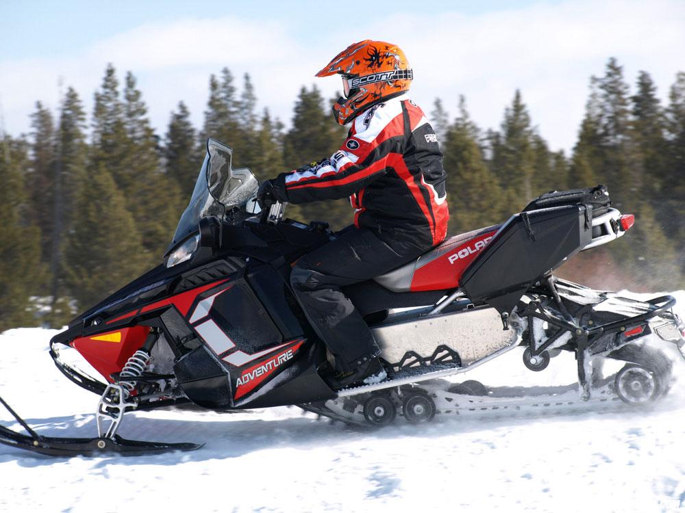 2012 Polaris Switchback Adventure 600 Action Side