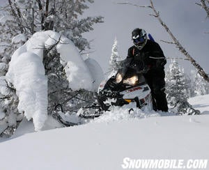 2012 Polaris 800 Pro RMK Pushing Powder