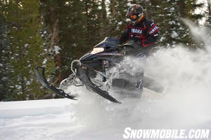 2012 Yamaha FX Nytro RTX Action Jumping