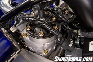 2012 Polaris 600 IQ Race Sled Engine2