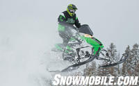 2012 Arctic Cat ProCross F800 LXR Action Jumping