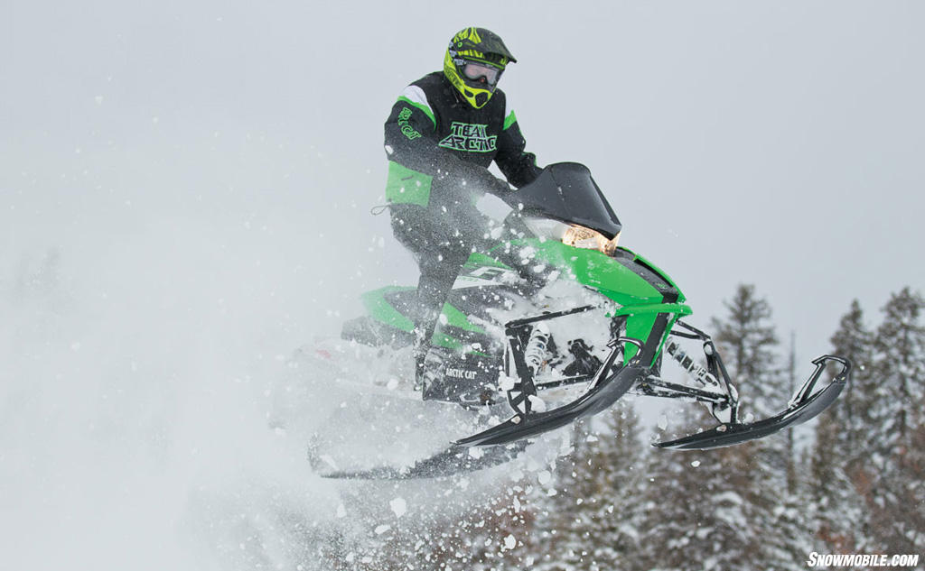 2012 Arctic Cat ProCross F800 LXR Action Jumping