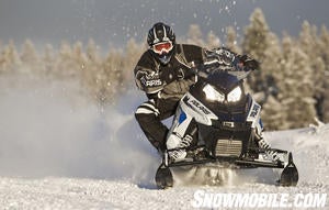 2012 Polaris Rush 600 Cornering