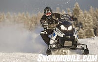 2012 Polaris Rush 600 Cornering