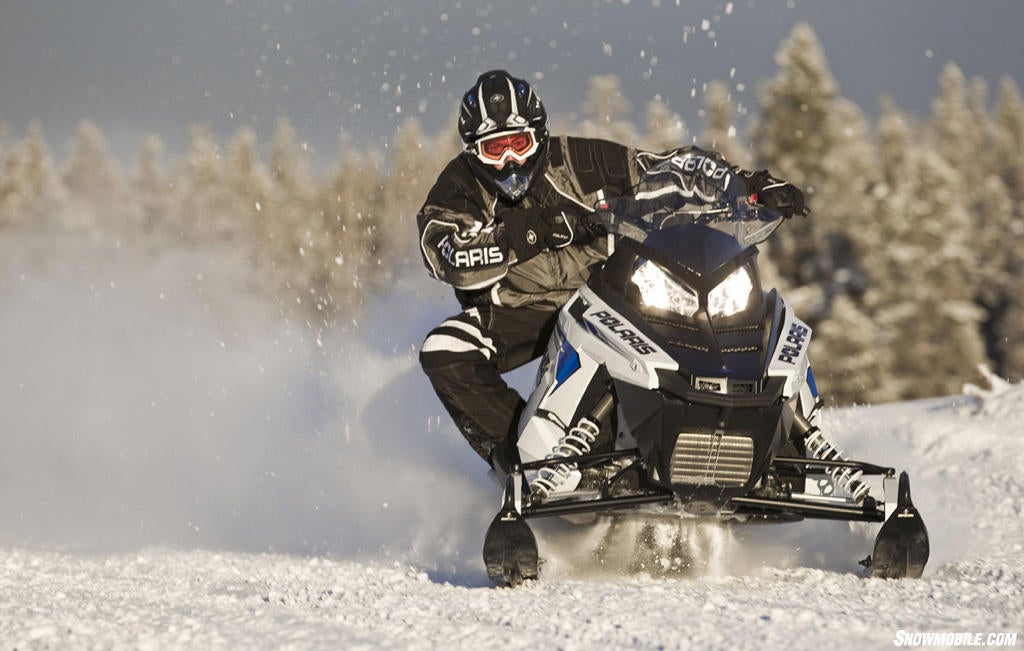 2012 Polaris Rush 600 Cornering