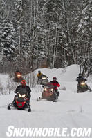 Fun Snowmobile Ride Ontario