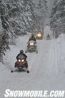 Group Snowmobile Ride Ontario