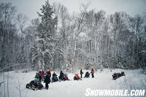 Group Snowmobile Ride