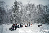 Group Snowmobile Ride