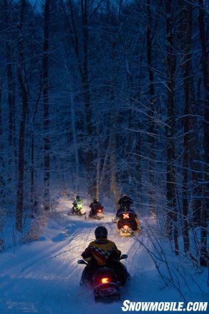 OFSC Snowmobile Trails Evening Ride