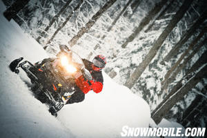 Snowmobile Cornering Kearney