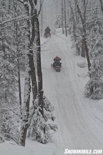 Snowy Trails in Ontario