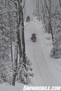 Snowy Trails in Ontario