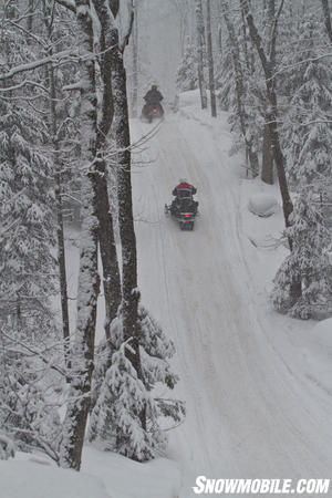 Snowy Trails in Ontario