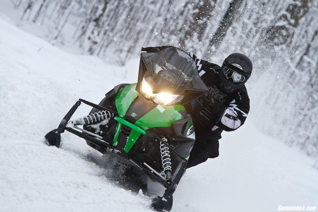 Arctic Cat F1100 Cornering