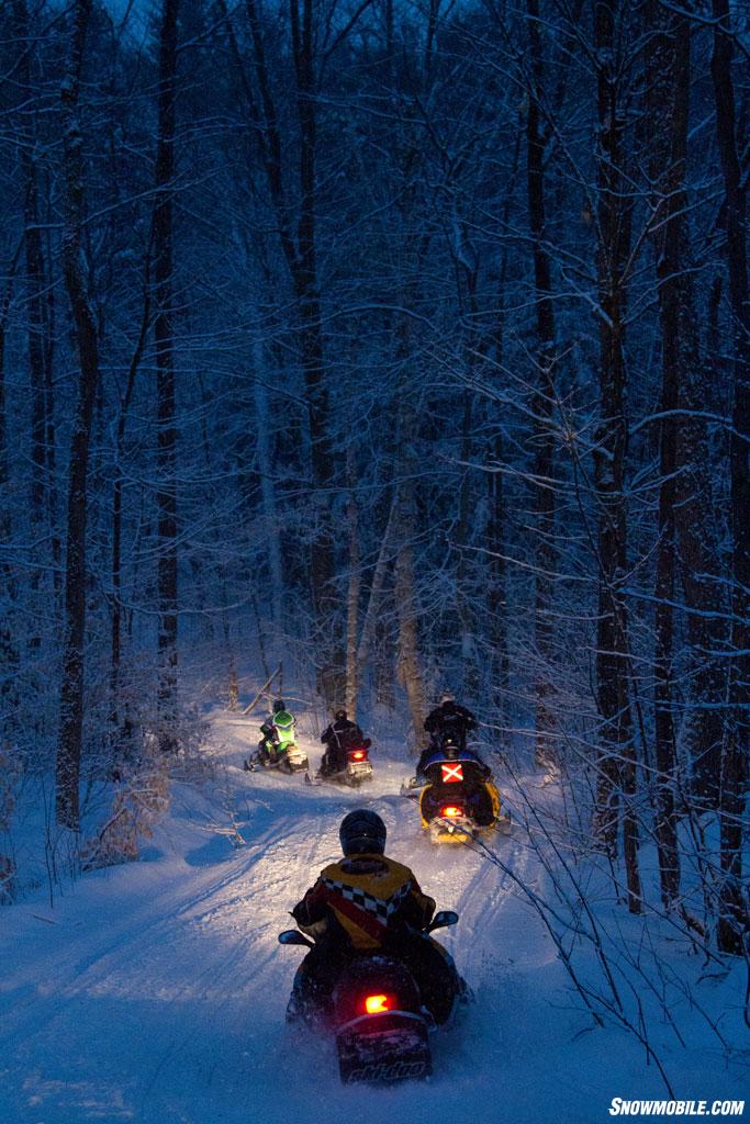 OFSC Snowmobile Trails Evening Ride