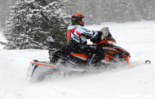 2013 Arctic Cat XF1100 Cross Tour Action