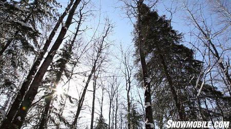 Mattawa Snowmobile Trails Beauty