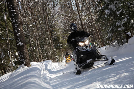 Wide Open Snowmobile Trails