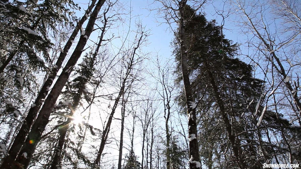 Mattawa Snowmobile Trails Beauty