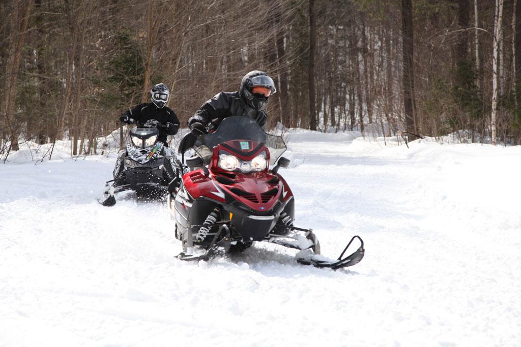 Snowmobile Riding in Bonfield