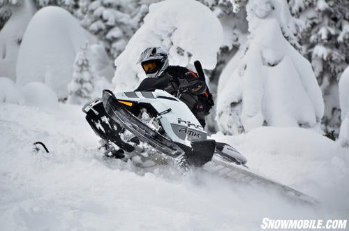 2013 Polaris Pro RMK White