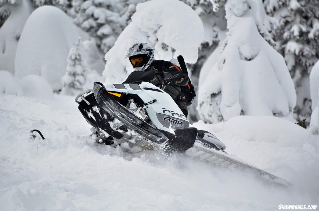 2013 Polaris Pro RMK White