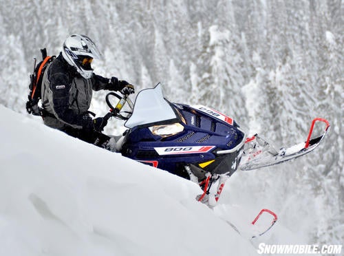 2013 Polaris 800 Pro-RMK Blue Action