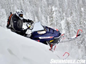 2013 Polaris 800 Pro-RMK Blue Action