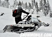 2013 Polaris 800 Pro-RMK White Sidehilling