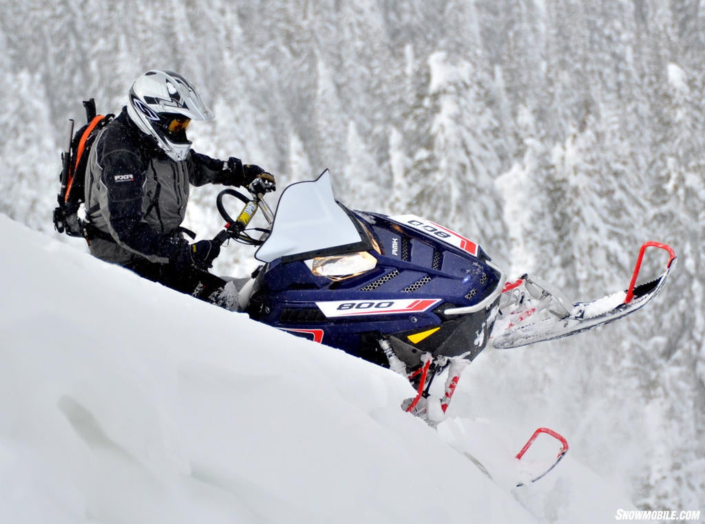 2013 Polaris 800 Pro-RMK Blue Action