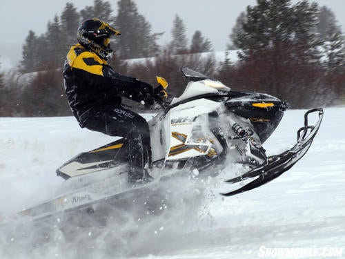 2013 Ski-Doo Renegade X 1200 Jumping