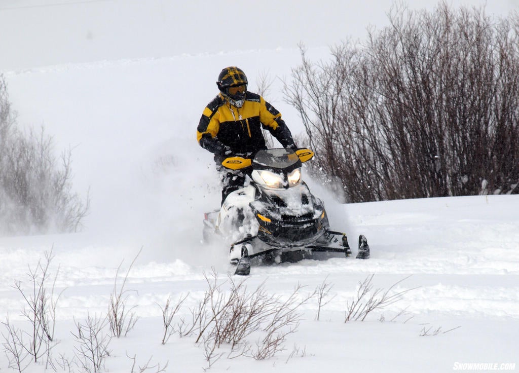 2013 Ski-Doo Renegade X 1200 Action