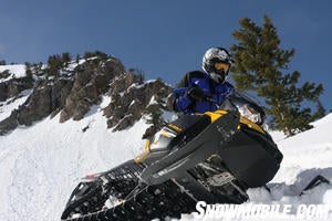 2013 Ski-Doo Summit Rolling on side