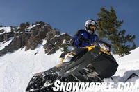 2013 Ski-Doo Summit Rolling on side