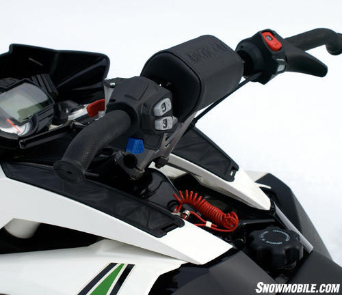 2013 Arctic Cat F800 Sno Pro RR handlebars