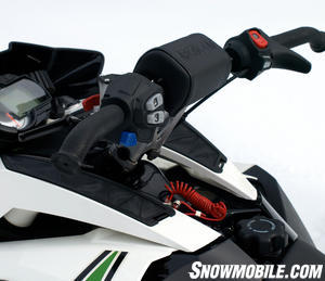 2013 Arctic Cat F800 Sno Pro RR handlebars