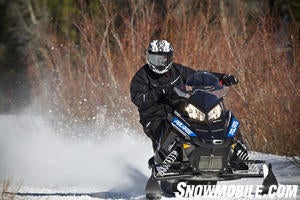 2013 Polaris 600 Rush Pro-R Cornering